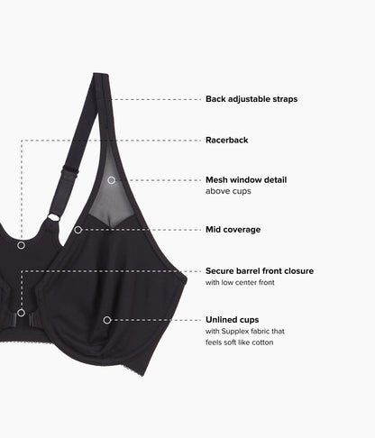 Wacoal Recommended - Body by Wacoal Racerback Underwire Bra - Black