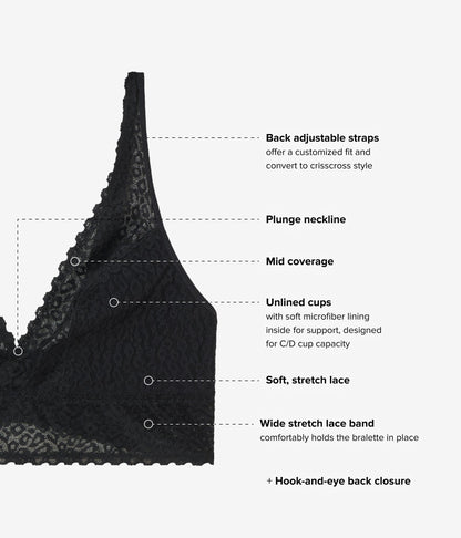 Wacoal Popular - High Bar™ Bralette - Black