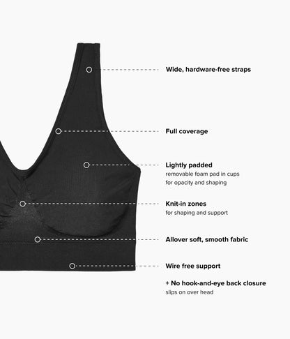 Wacoal Latest - B-Smooth® Wire Free Bralette - Black