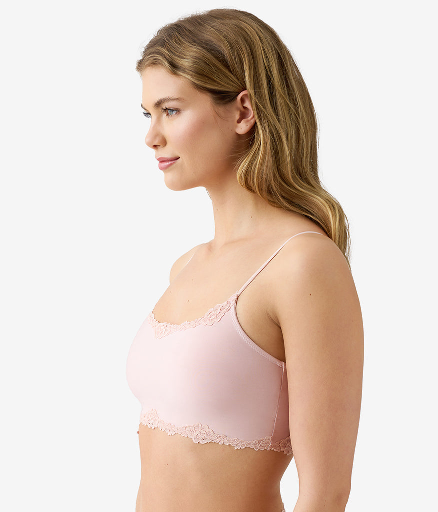 Wacoal Sale - Future Foundation with Lace Bralette - Rose Smoke