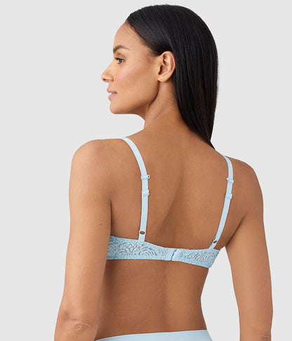 Wacoal Smart Buy - Halo Lace Underwire Bra - Soft Sky