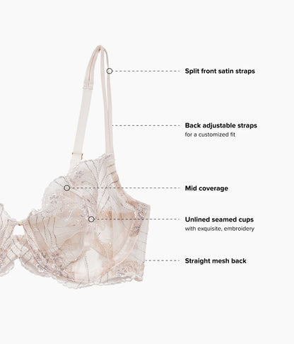 Wacoal Hot Sale - Midnight Soiree Underwire Bra - Champagne