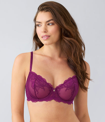 Wacoal Classic - Vivid Attraction Underwire Bra - Dark Purple