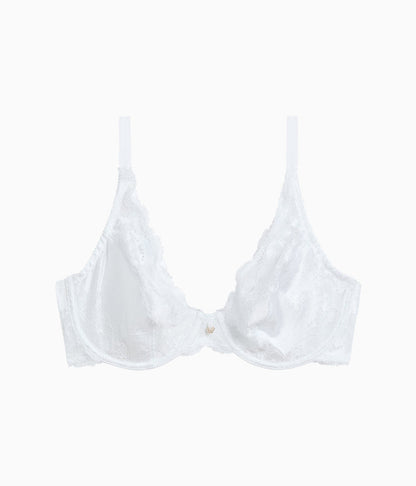 Wacoal Deals - Modern Affair Plunge Underwire Bra - White