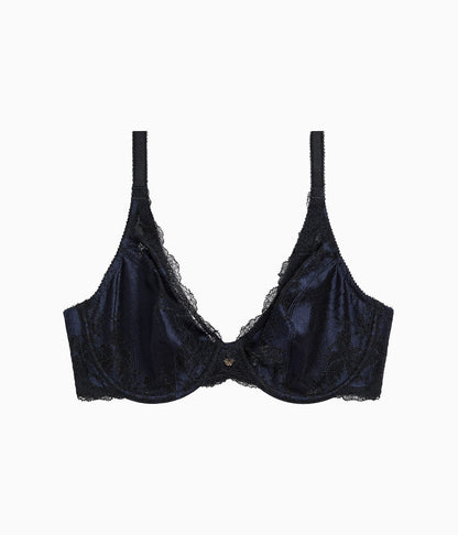 Wacoal Smart Buy - Modern Affair Plunge Underwire Bra - Night Sky/Black
