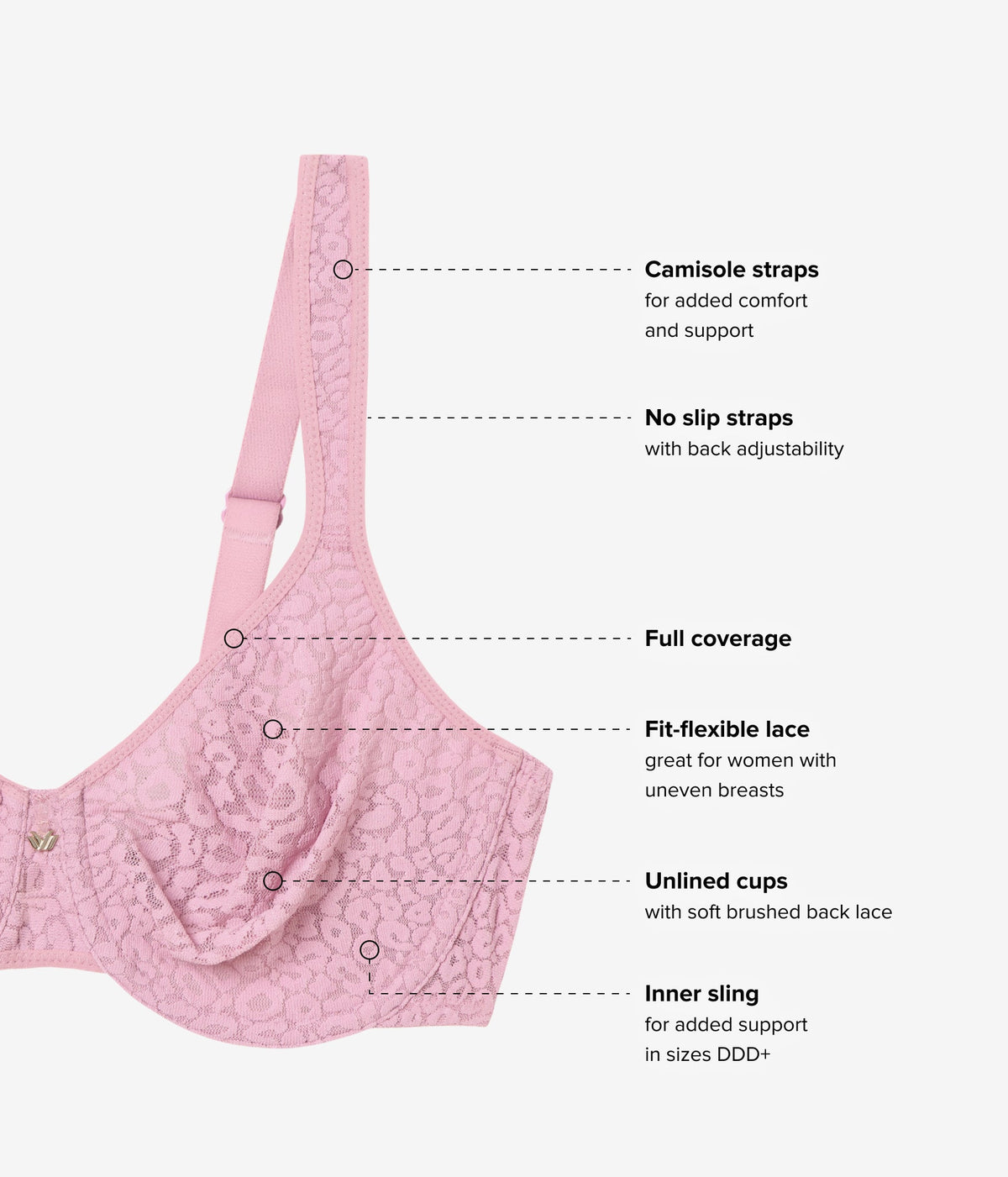 Wacoal Popular - High Bar™ Underwire Bra - Lilas