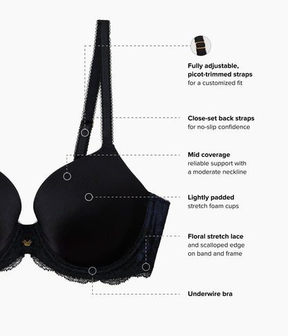 Wacoal Discount - Modern Affair T-Shirt Bra - Night Sky/Black
