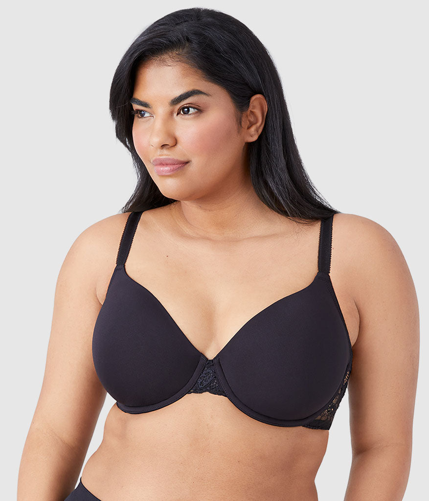Wacoal Classic - French Garden Seamless Underwire T-Shirt Bra - Black