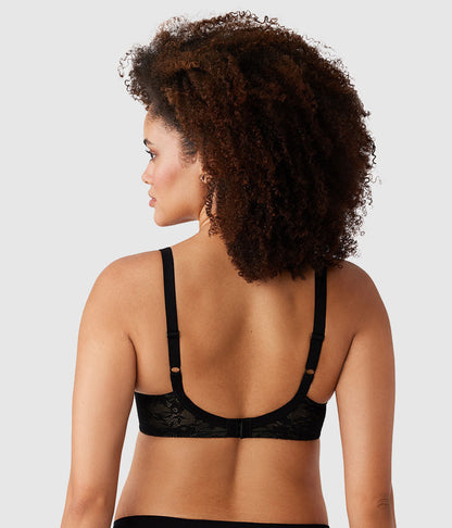 Wacoal Sale - Lace Finesse T-Shirt Bra - Black/Toast
