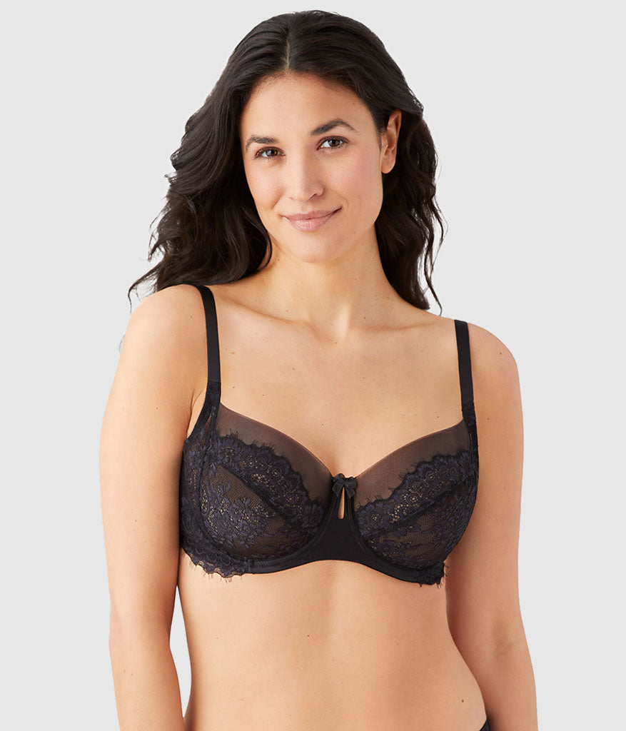 Wacoal Value - Center Stage Underwire Bra - Black/Graphite
