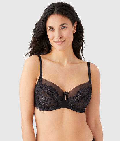Wacoal Value - Center Stage Underwire Bra - Black/Graphite