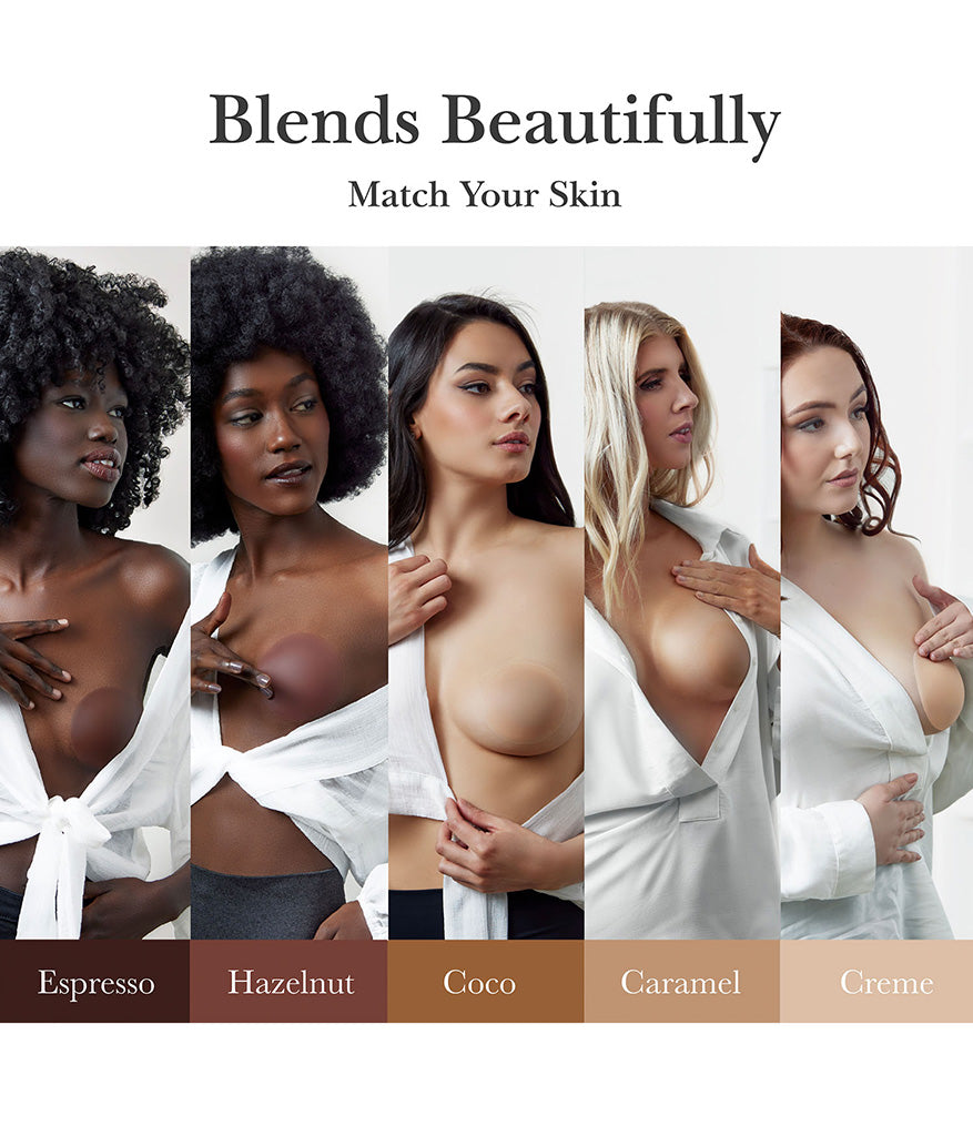 Wacoal Exclusive - Nippies Adhesive Nipple Covers - Extra Coverage - Creme