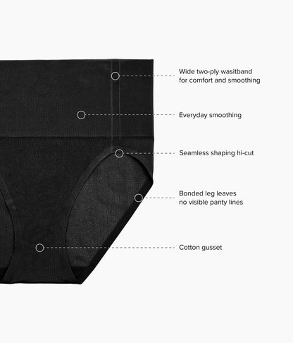 Wacoal Customer Favorite - Smooth Series™ Shaping Hi-Cut - Black
