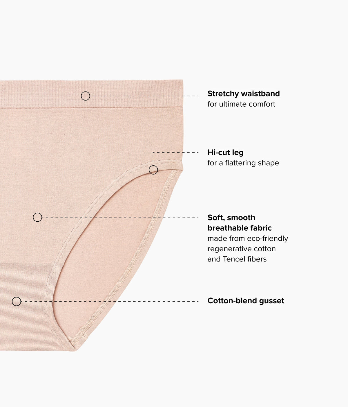 Wacoal Trending - B-Smooth® Natural Hi-Cut - Roebuck