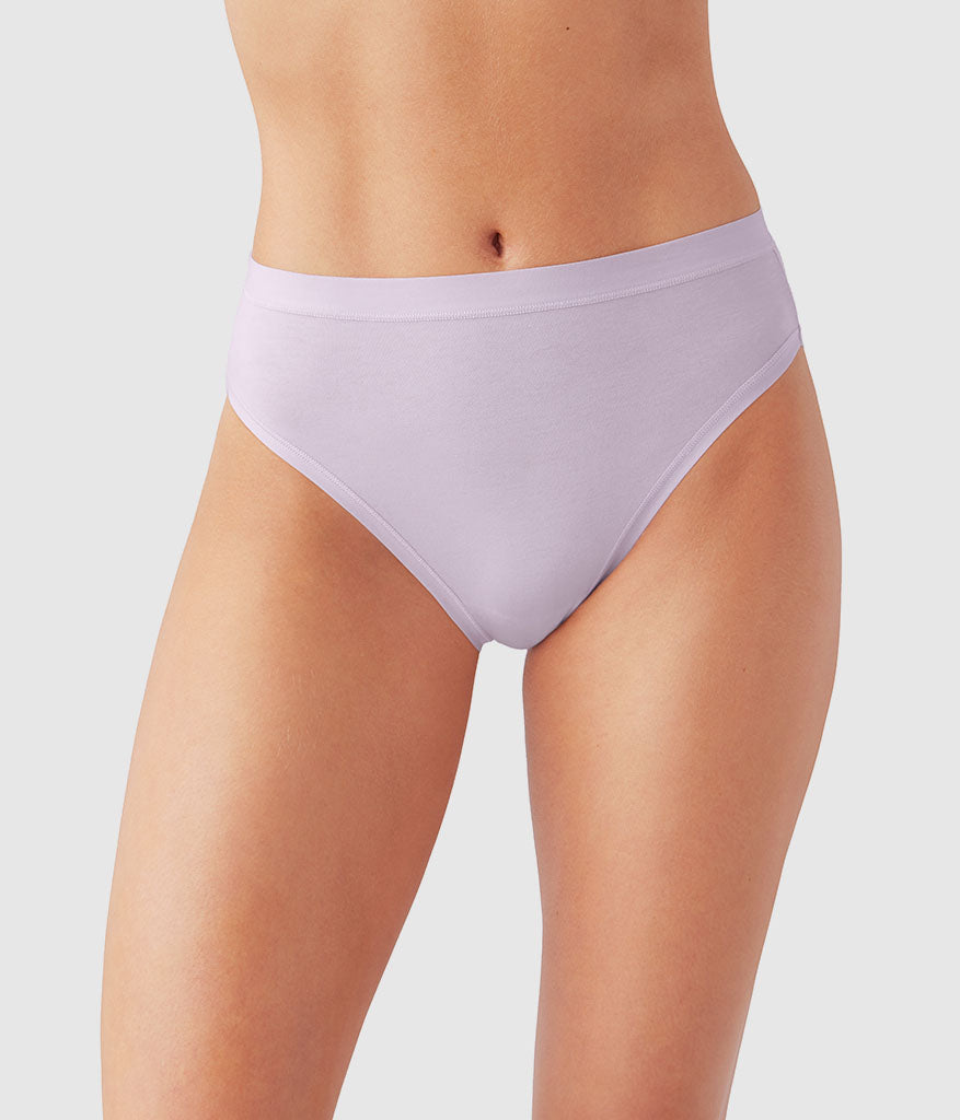Wacoal Great Value - Understated Cotton Hi-Cut - Orchid Hush