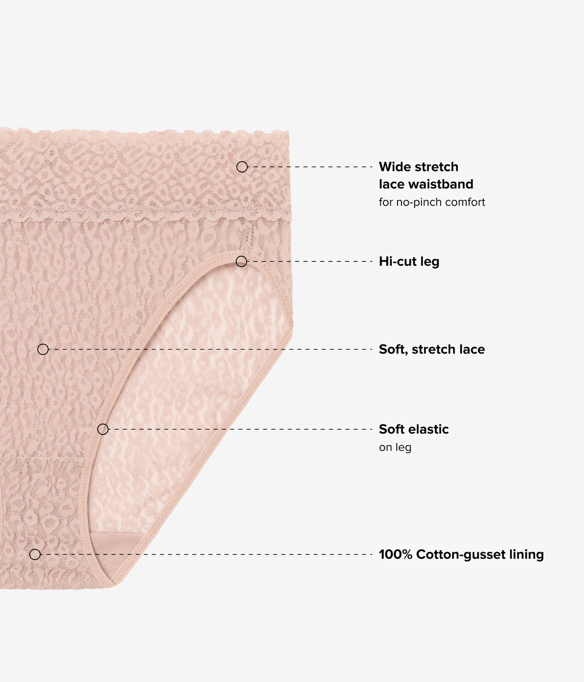 Wacoal Featured - High Bar™ Hi Cut - Roebuck