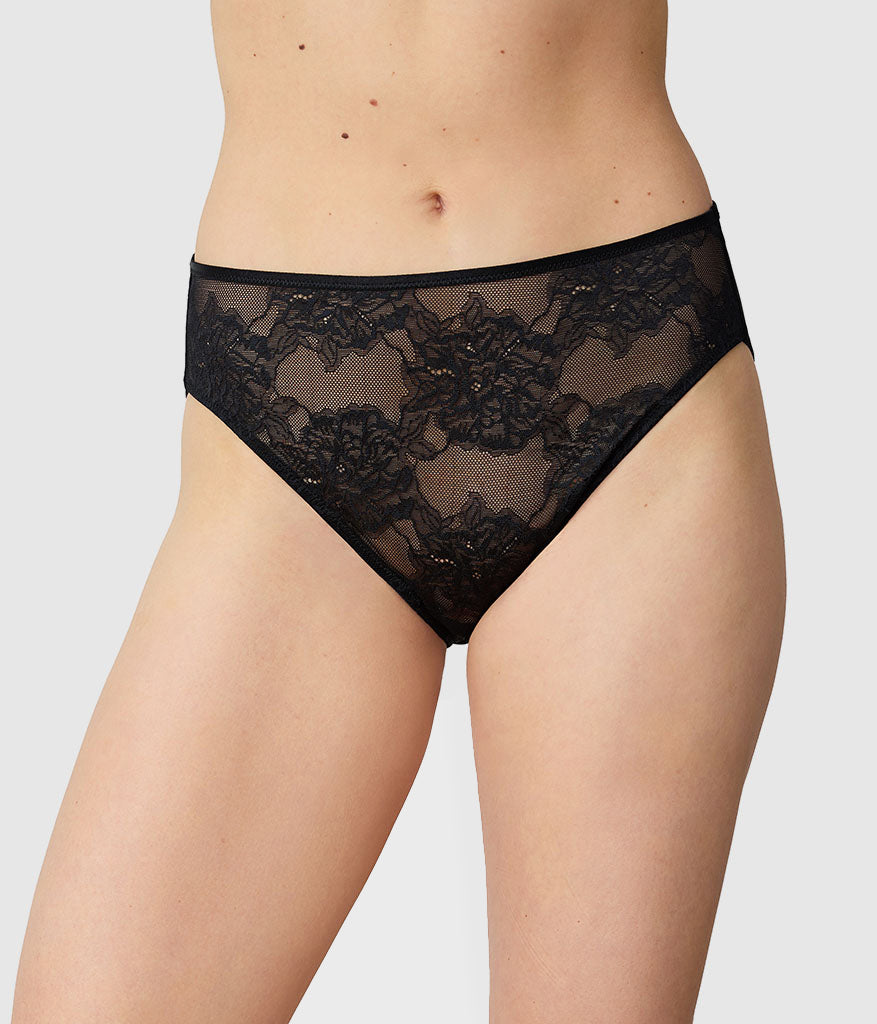 Wacoal Best Seller - Full Bloom Hi-Cut - Black
