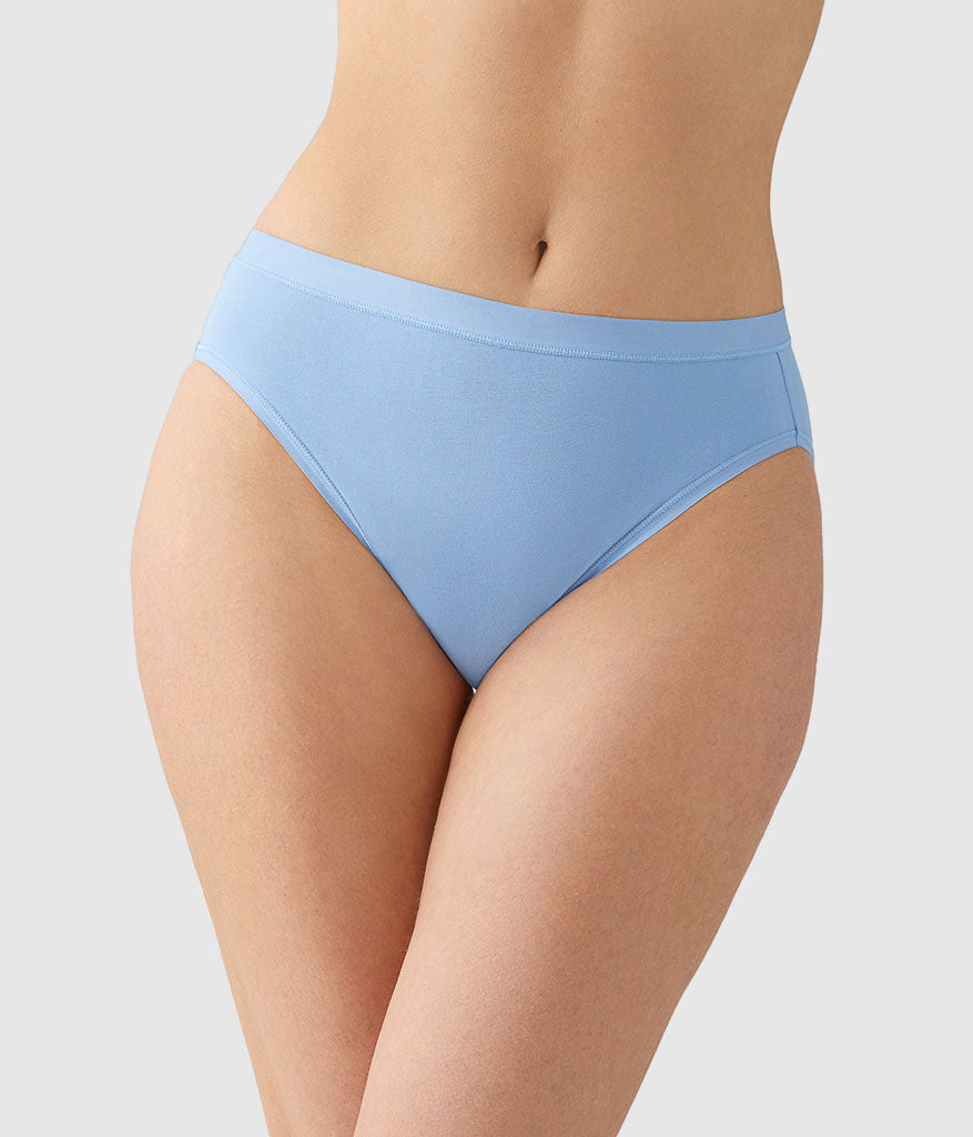 Wacoal Trusted - Understated Cotton Hi-Cut - Bel Air Blue