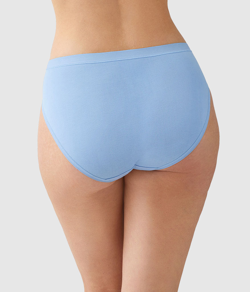 Wacoal Trusted - Understated Cotton Hi-Cut - Bel Air Blue