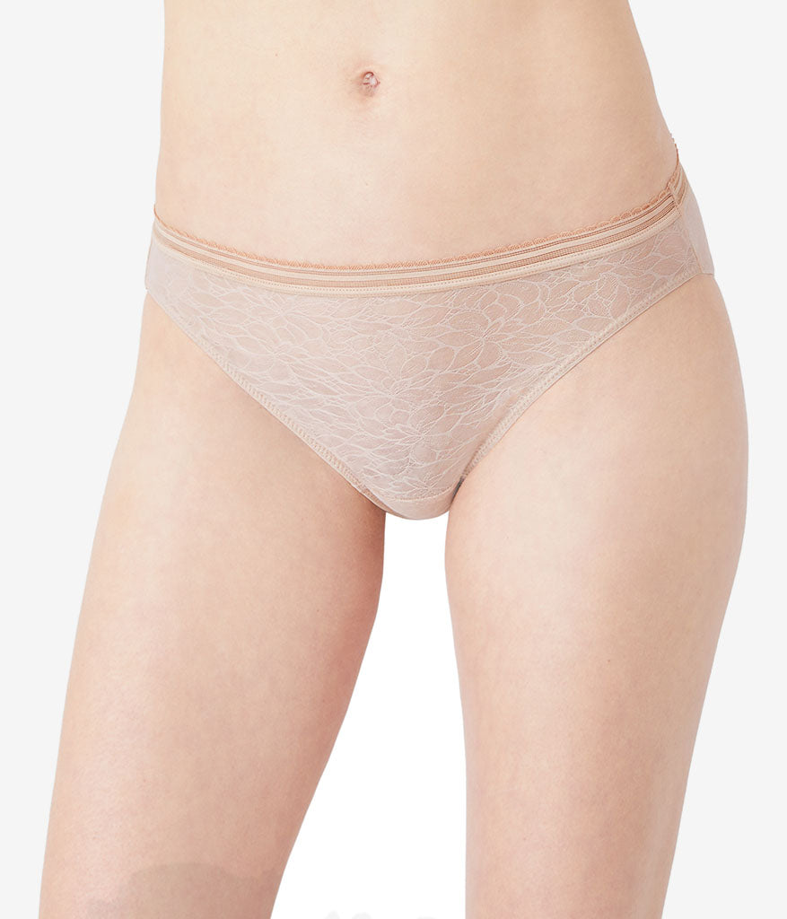 Wacoal Exclusive - Etched in Style Bikini - Au Natural