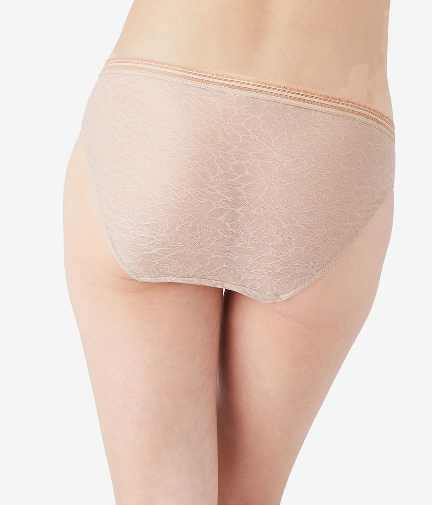 Wacoal Exclusive - Etched in Style Bikini - Au Natural