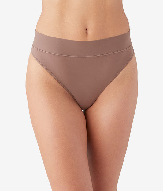 Wacoal Premium - Nearly Nothing™ Hi-Waist Thong - Peppercorn