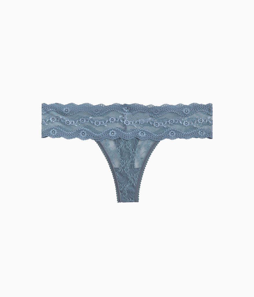 Wacoal Everyday - Lace Kiss Thong - Stormy Weather