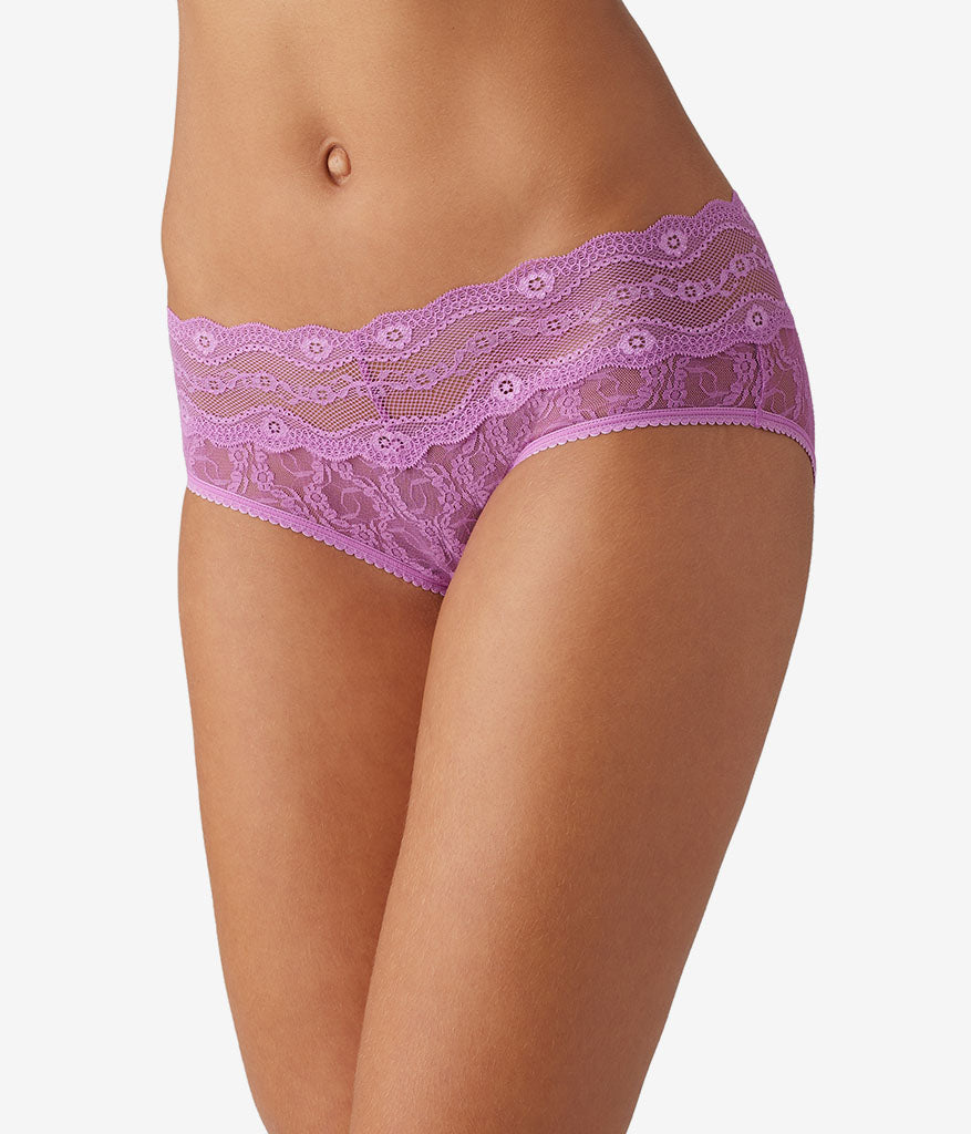 Wacoal Deals - Lace Kiss Hipster - Mulberry