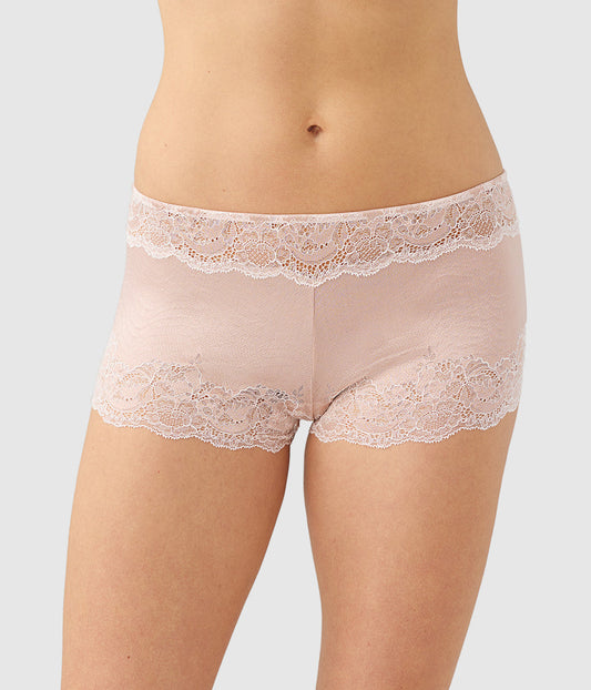 Wacoal Recommended - Modern Affair Boyshort - Rose Dust/Angel Wing