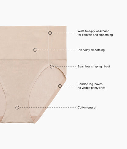 Wacoal Essential - Smooth Series™ Shaping Hi-Cut - Roebuck