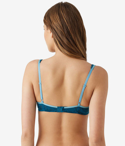 Wacoal Trending - Shadow Scene Underwire Bra - Blue Coral