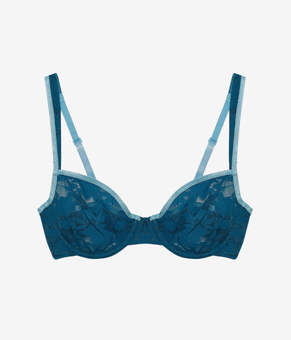 Wacoal Trending - Shadow Scene Underwire Bra - Blue Coral