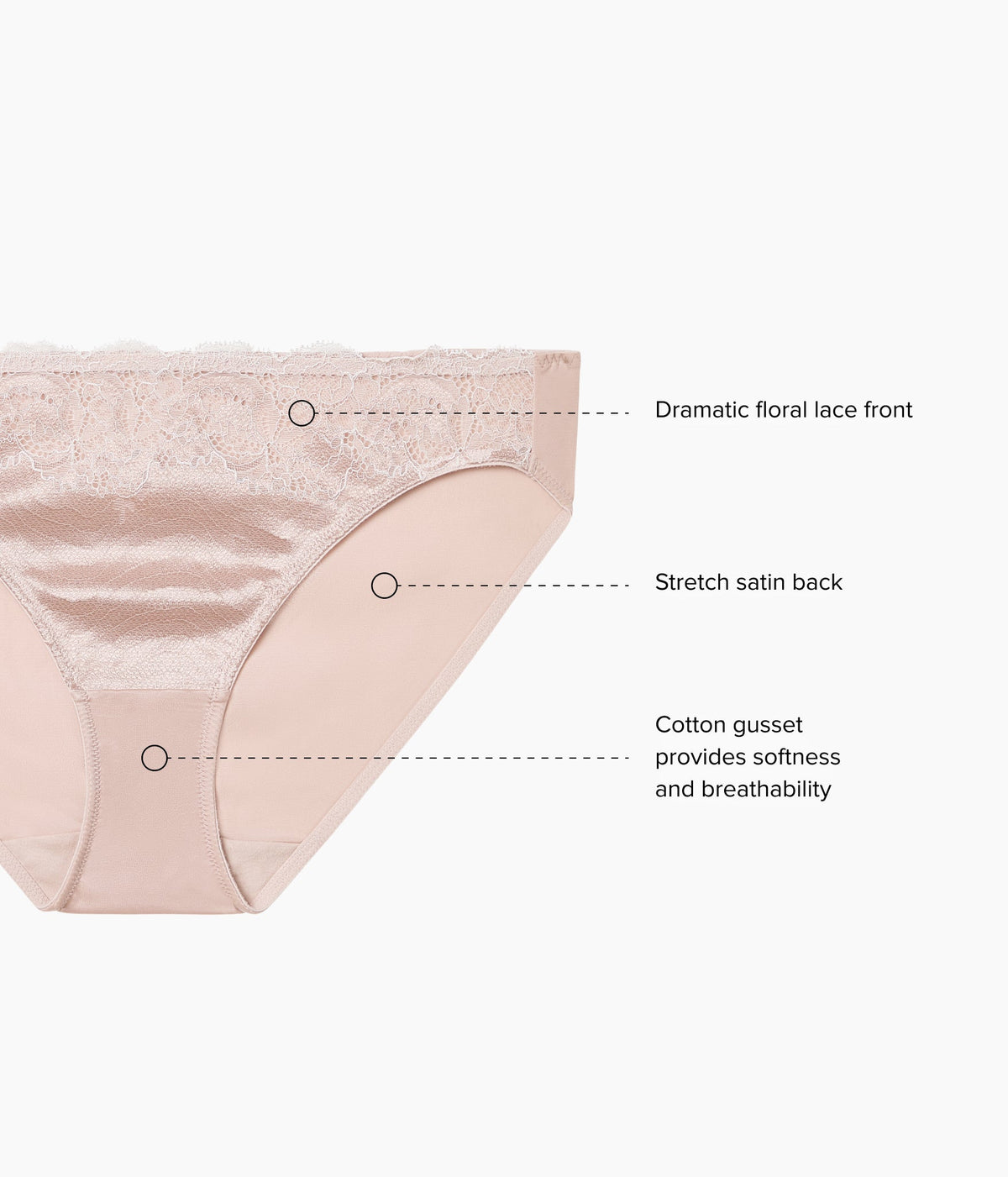 Wacoal Value - Modern Affair Bikini - Rose Dust/Angel Wing
