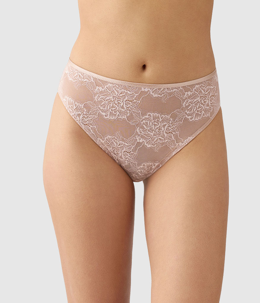 Wacoal Hot Sale - Full Bloom Hi-Cut - Rose Dust