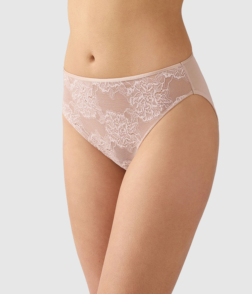 Wacoal Hot Sale - Full Bloom Hi-Cut - Rose Dust
