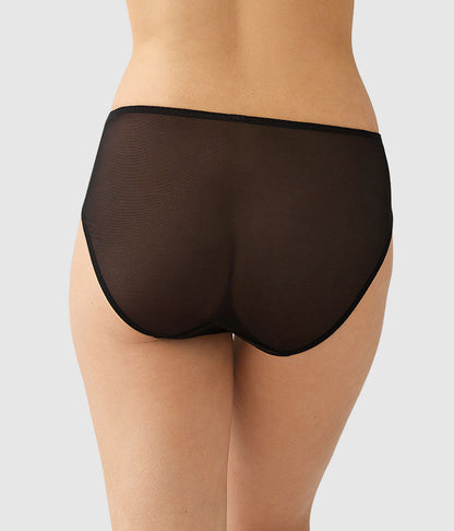 Wacoal Customer Favorite - Embrace Lace® Hi-Cut - Black/Night Sky