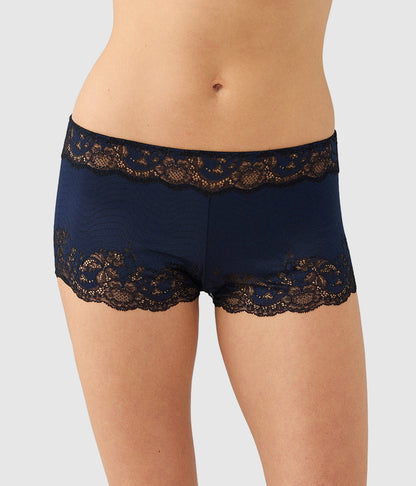 Wacoal Sale - Modern Affair Boyshort - Night Sky/Black