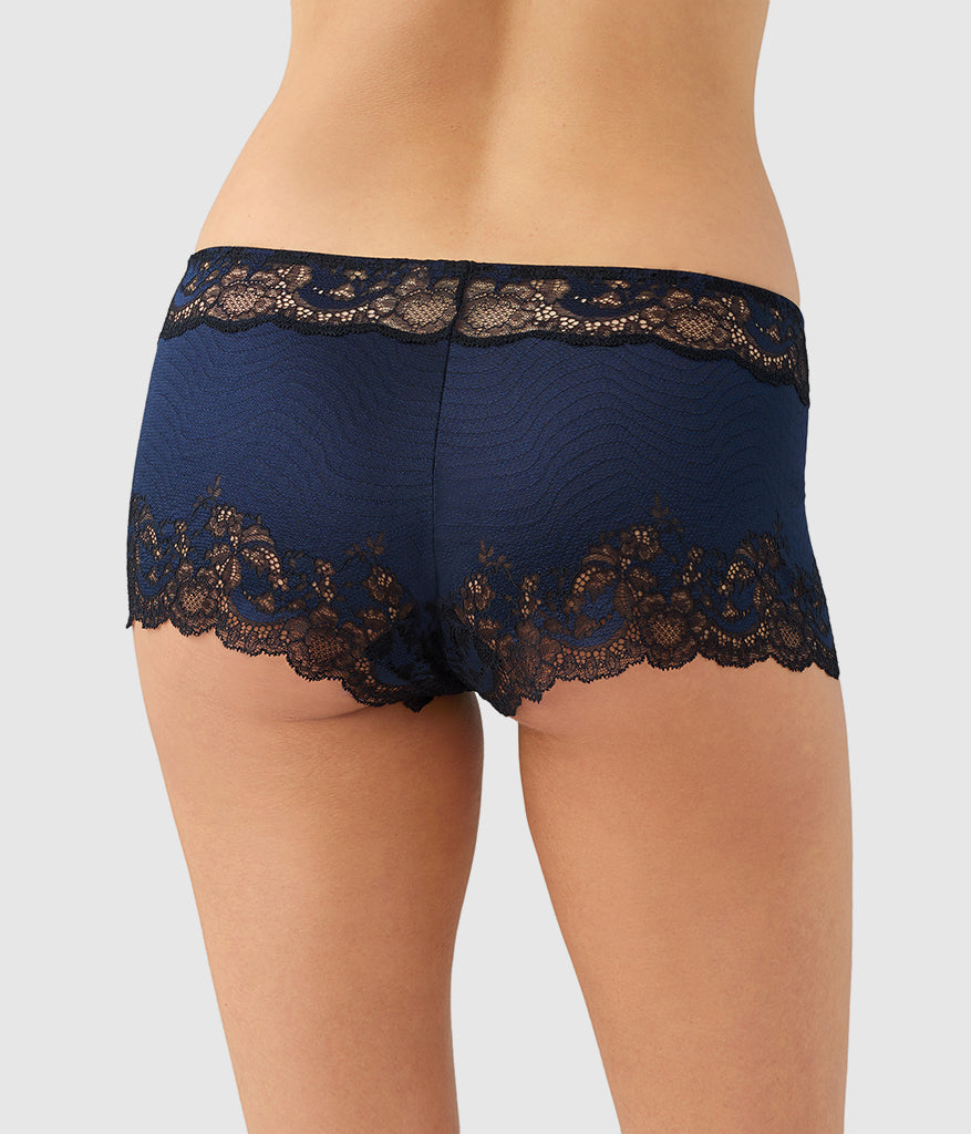 Wacoal Sale - Modern Affair Boyshort - Night Sky/Black