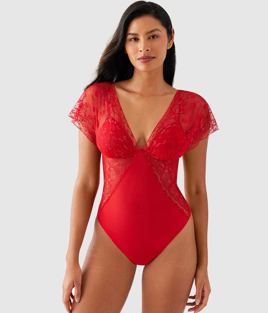 Wacoal Featured - Lifted In Luxury Bodysuit - Equestrian Red