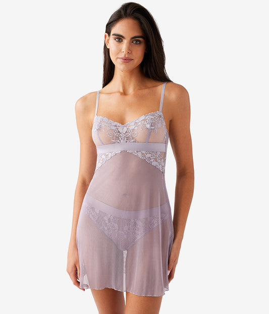 Wacoal Latest - Opening Act Chemise - Minimal Gray