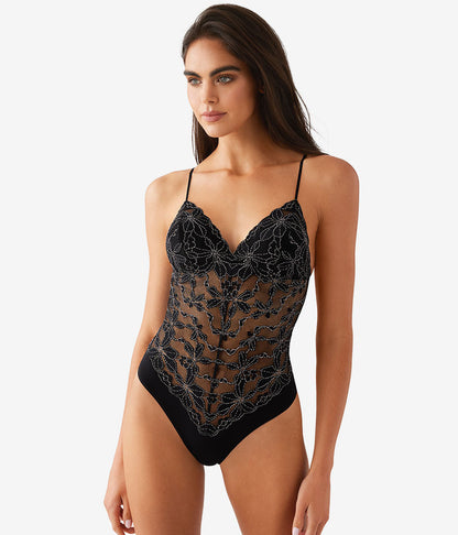 Wacoal Trending - Feeling Famous Bodysuit - Night/Angel Wing