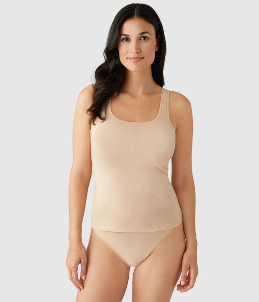 Wacoal Trusted - Understated Cotton Tank - Sand