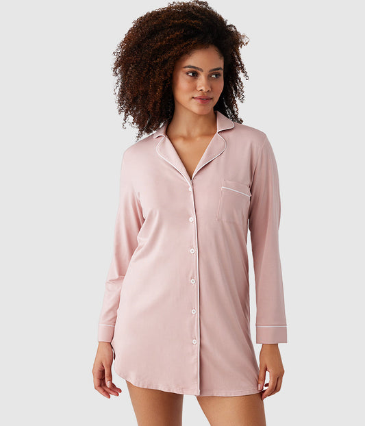 Wacoal Customer Favorite - Lease to Lounge Sleepshirt - Blush Pink
