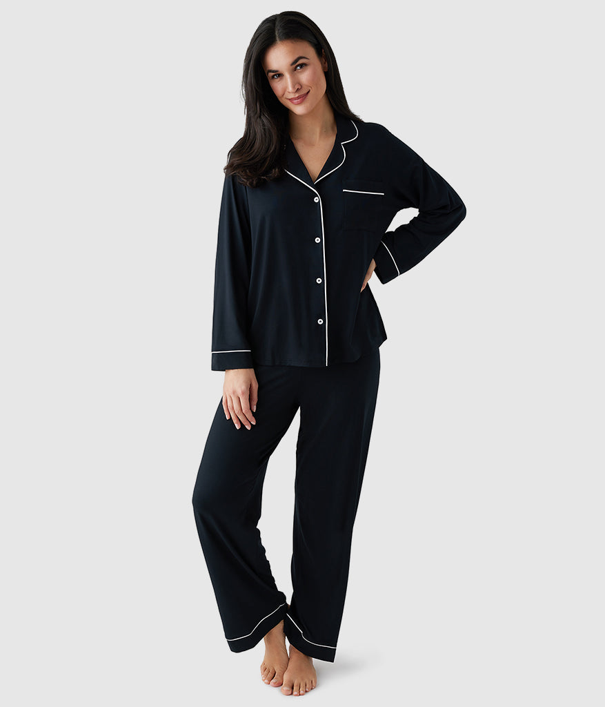Wacoal Top Pick - Lease to Lounge Pajama Set - Black