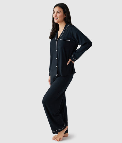 Wacoal Top Pick - Lease to Lounge Pajama Set - Black