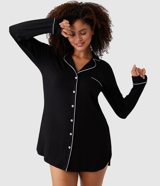 Wacoal Classic - Lease to Lounge Sleepshirt - Black
