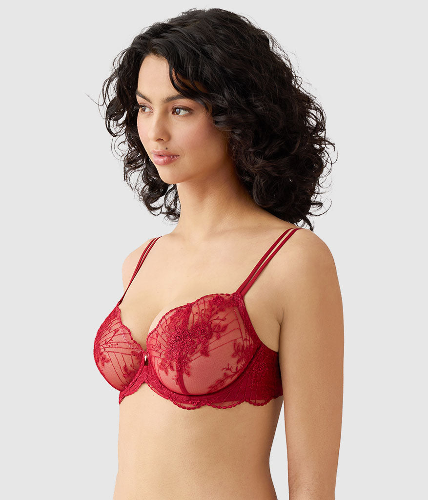 Wacoal Essential - Midnight Soiree Underwire Bra - Regina Red
