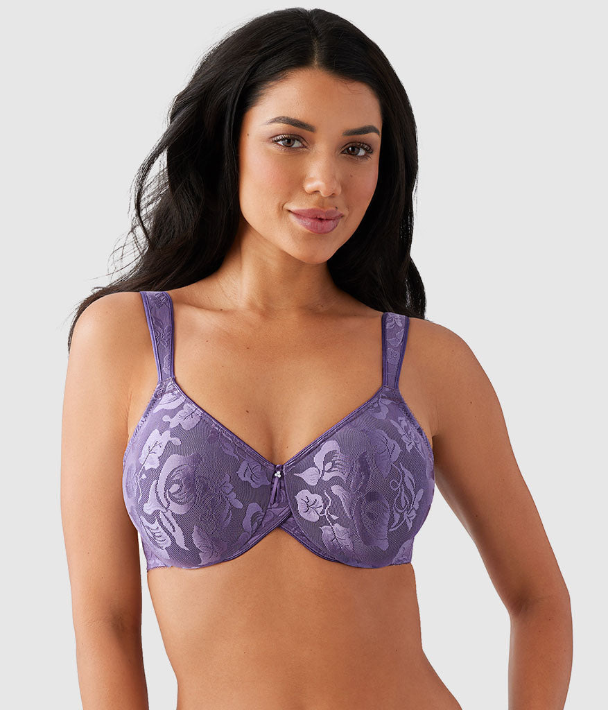 Wacoal Exclusive - Awareness Underwire Bra - Grape Compote