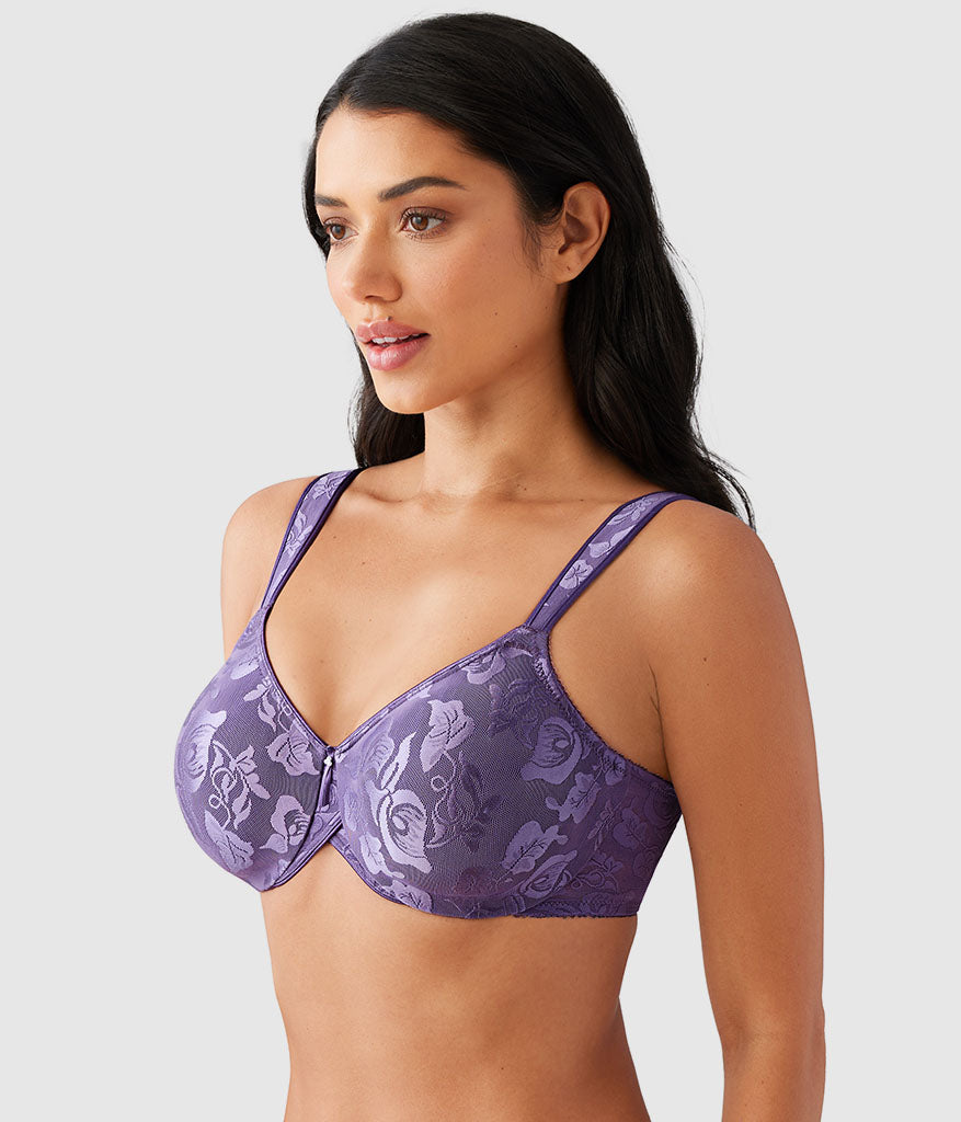Wacoal Exclusive - Awareness Underwire Bra - Grape Compote