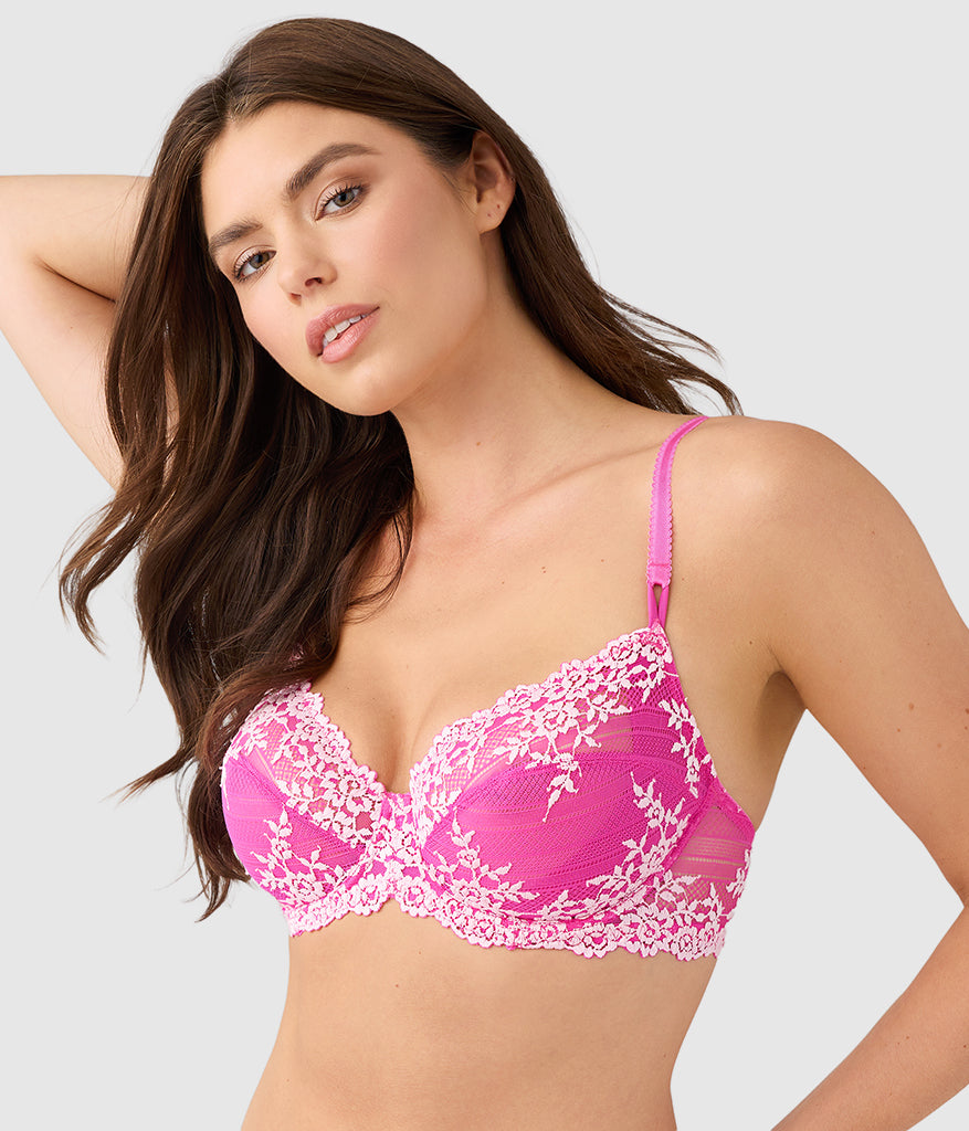 Wacoal Quality - Embrace Lace® Underwire Bra - Wild Azalea/Cradle Pink